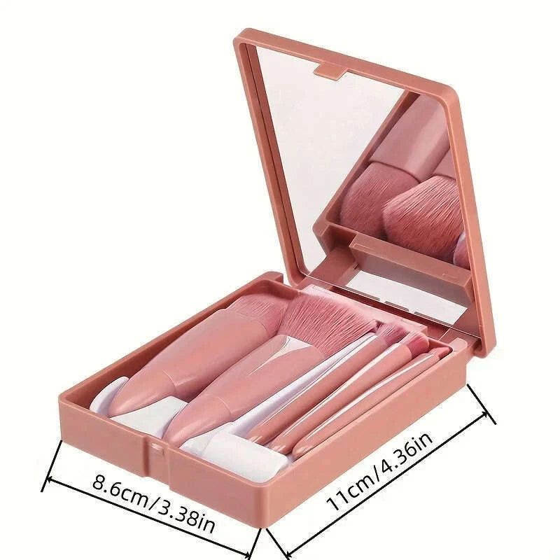 5pcs-portable-makeup-brush-set-with-mirror---foldable-travel-kit-,mini-makeup-brush-set-travel-makeup-brush-set-kimlud-kimlud-33922005