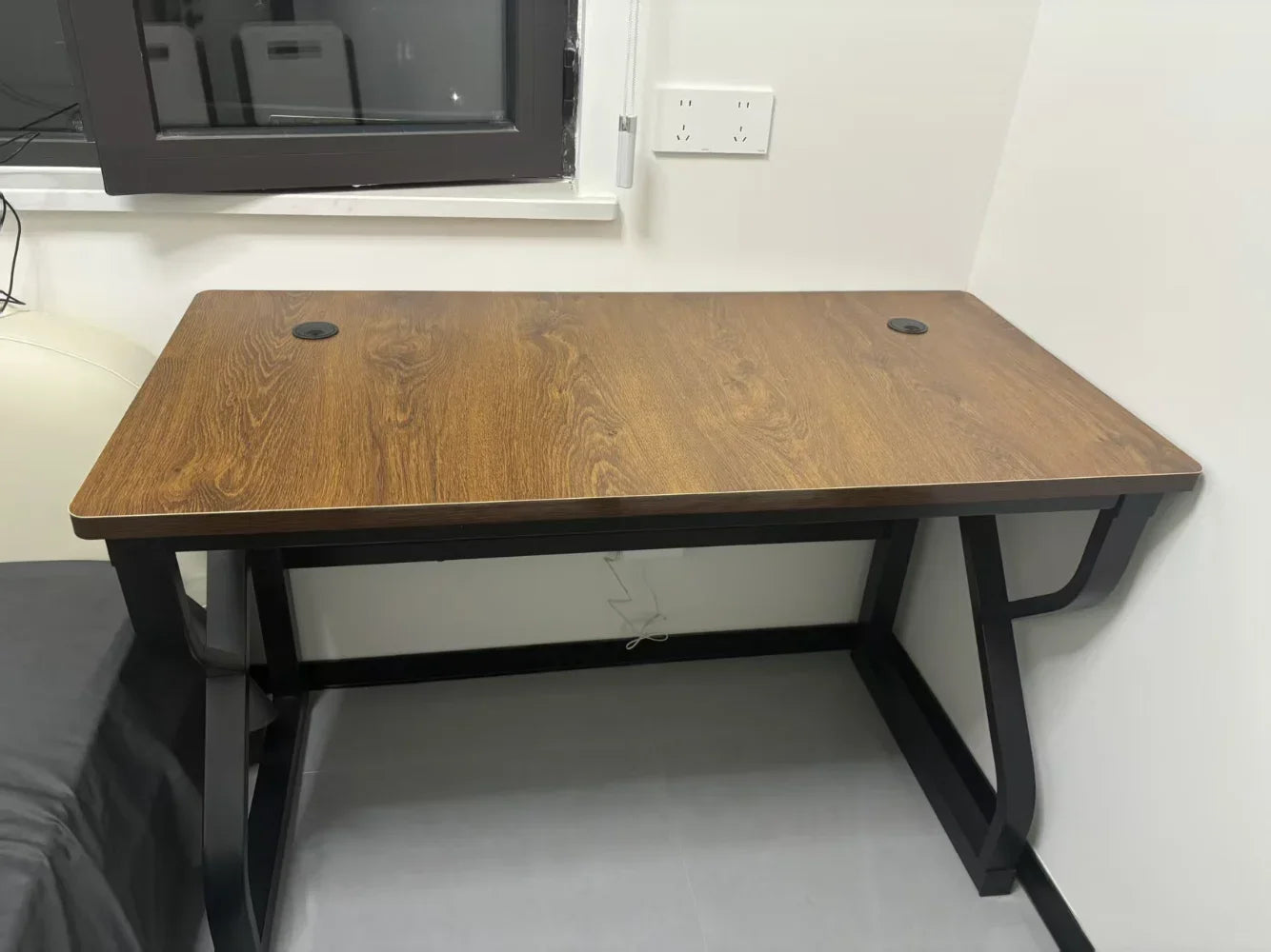 Heavy Duty 30MM Thick Solid Wood Computer Desk Ergonomic Office Desk Study Table Home Office Furniture Writing Desk Gaming