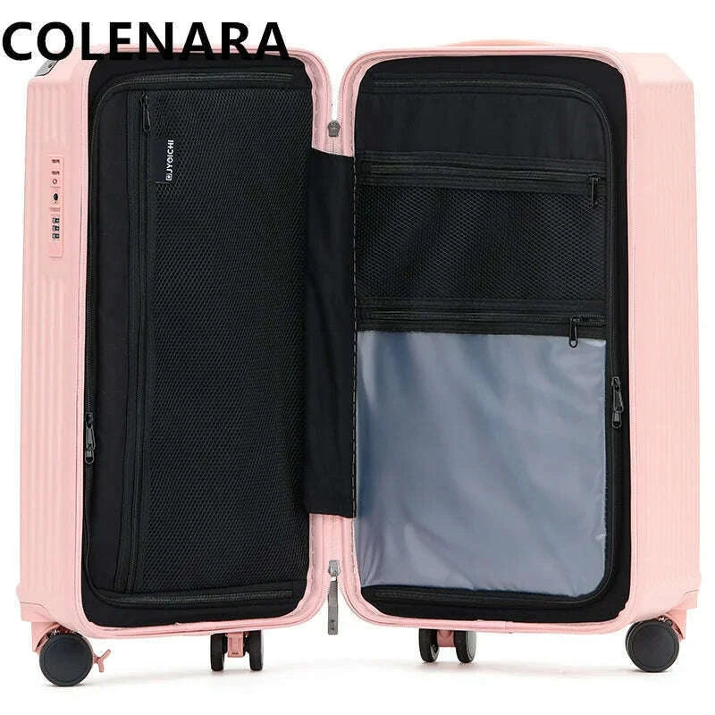 colenara-high-quality-luggage-2830-large-capacity-trolley-case-2226-abspc-cart-type-duffel-bag-3234-inch-travel-suitcasekimlud-womens-fashion-34613361