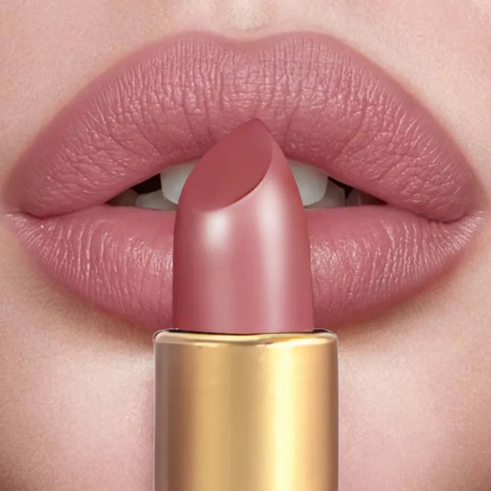 Matte Lipstick Set Six-Color Long-Lasting Velvet Finish — Multicolor | KIMLUD