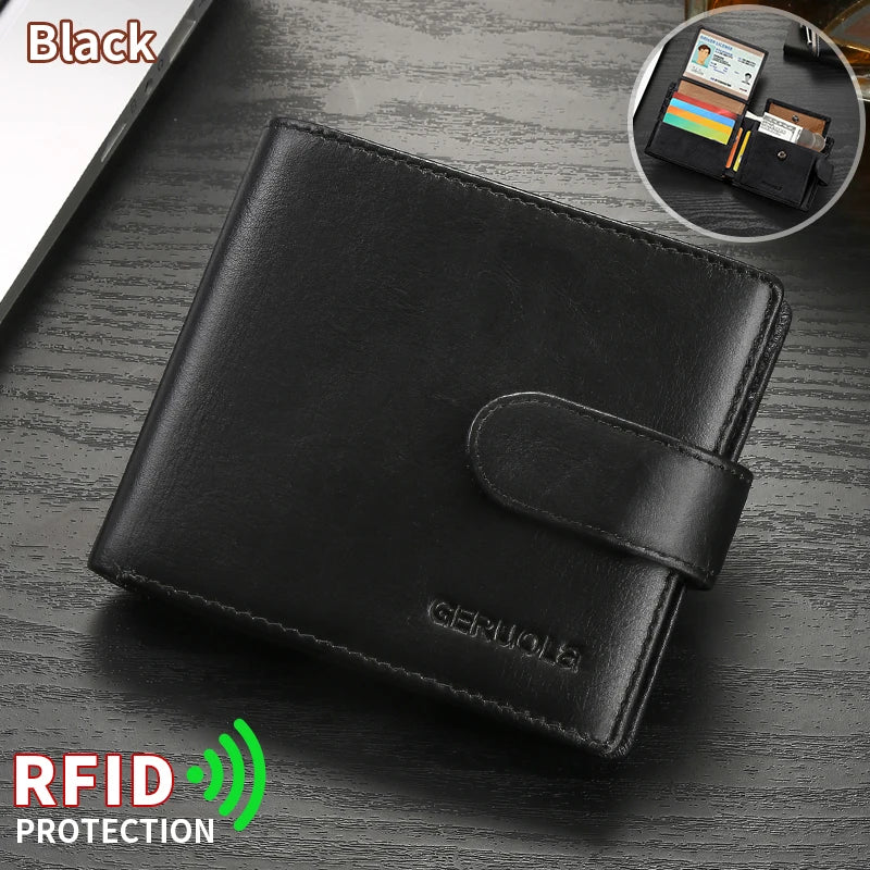 Wallet – RFID Protection – Genuine Leather – Compact | KIMLUD