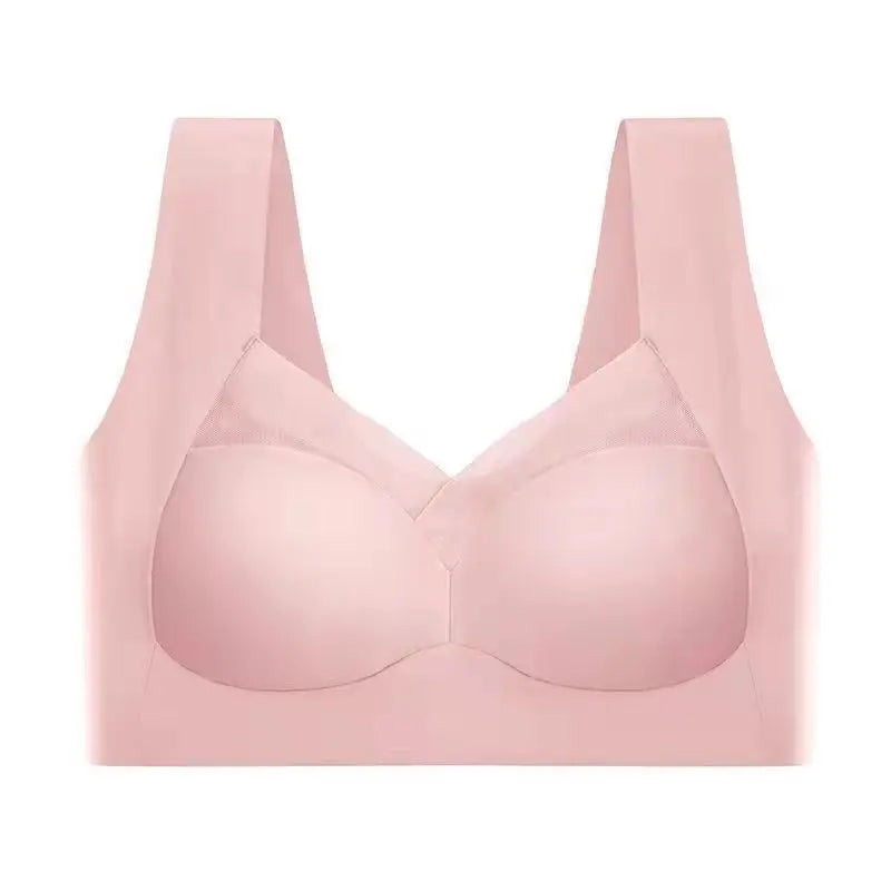 Seamless Breathable Wireless Sports Bra L-6XL Backless Luxe — Midnight Blue | KIMLUD