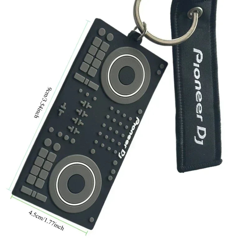 Plastic Mini Keychain Pioneer DJ Controller — Black | KIMLUD