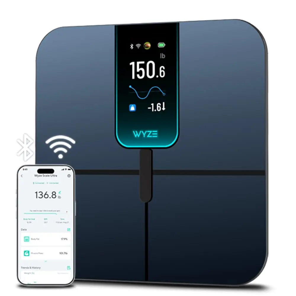 Smart Scale 4.3-Inch Color Display — Deep Navy | KIMLUD