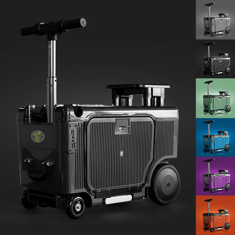 ABS-PC Luggage 20 Inch Electric Trolley — Custom Color | KIMLUD