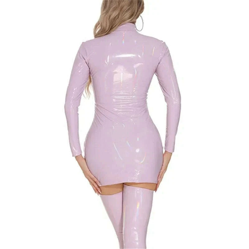sexy-patent-leather-skinny-stretch-dresses-women-front-zipper-cardigan-dress-stand-up-collar-short-gown-female-long-sleeve-frockkimlud-womens-fashion-34624173