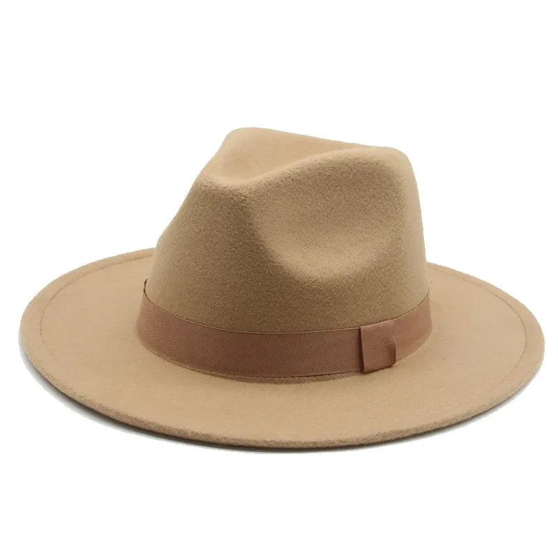 Fedora Hat – Unisex Decorative – Cotton-Polyester | KIMLUD