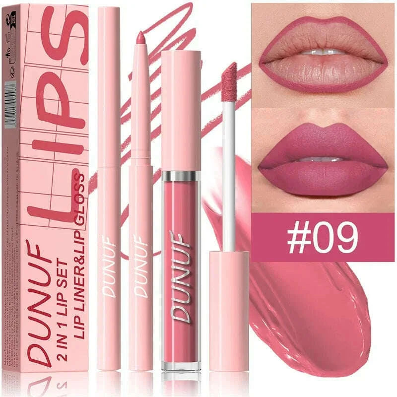 12-color-matte-lip-liner-pencil-lip-gloss-set-waterproof-lipliner-pen-red-brown-high-pigmented-lip-glaze-lips-cosmetics-makeupkimlud-womens-fashion-34604287
