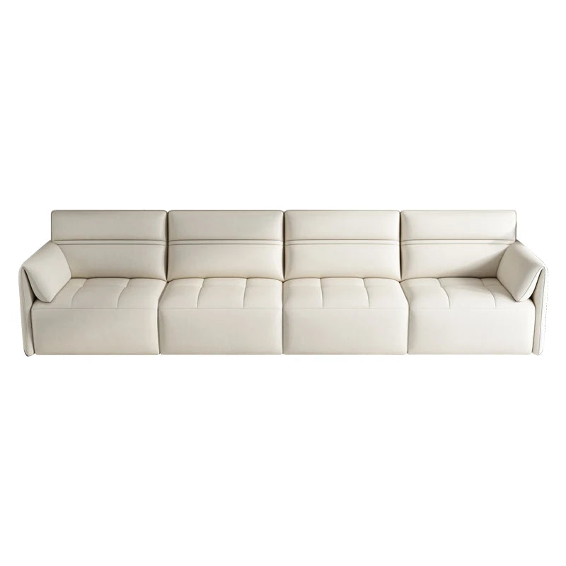 Multifunctional Storage Sofa With Concealed Storage And Sofa Bed — Creamy Ivory | KIMLUD