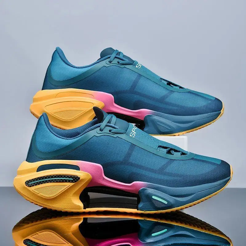 Running Shoes - High Elastic Support - Fabric Upper | KIMLUD