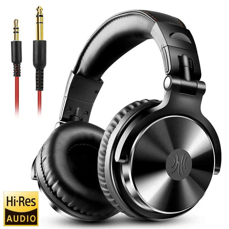 KIMLUD, Oneodio Wired HiFi Headphones Professional Studio DJ Headphones With Mic Over Ear Hi-Res Headset Monitoring For AMP Guitar Phone, KIMLUD Womens Clothes