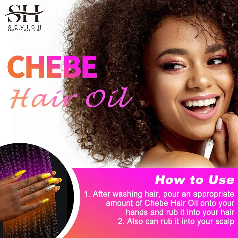Chebe Oil Set Scalp Massager Comb Tool — Amber-Gold | KIMLUD