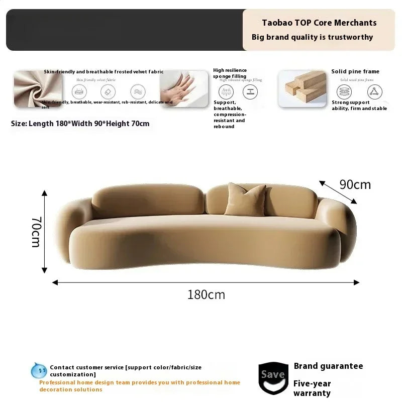 Armrest Large Filler Sofas European Brown Wood Modern Floor Salon Couch Recliner Luxury Nordic Divano Soggiorno Unique Furniture