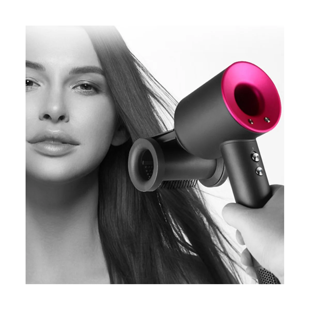 KIMLUD, New Anti-Flight Flyaway Attachment Nozzle for Dyson Supersonic Hair Dryer HD01 HD02 HD03 HD04 HD08 HD15, Default Title, KIMLUD Womens Clothes