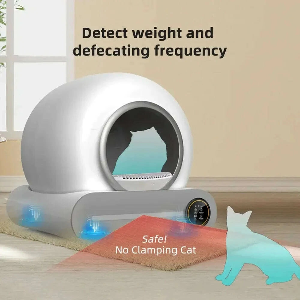 tonepie-65l-automatic-smart-cat-litter-box-self-cleaning-fully-enclosed-cat-litter-box-pet-toilet-litter-tray-english-versionskimlud-womens-fashion-34613851