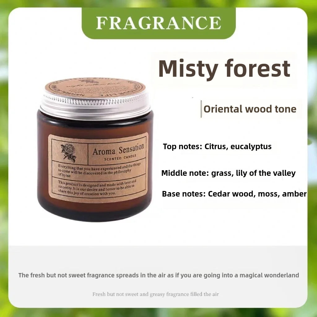 Smokeless Soy Candle Aromatherapy — Amber | KIMLUD