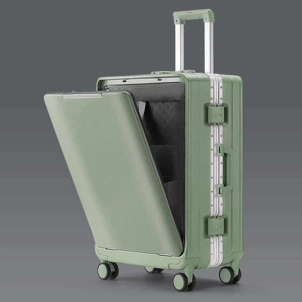 klqdzms-cabin-suitcase-travel-bag-202426-inch-boarding-box-aluminum-frame-trolley-case-front-opening-studen-laptop-luggagekimlud-womens-fashion-34612947