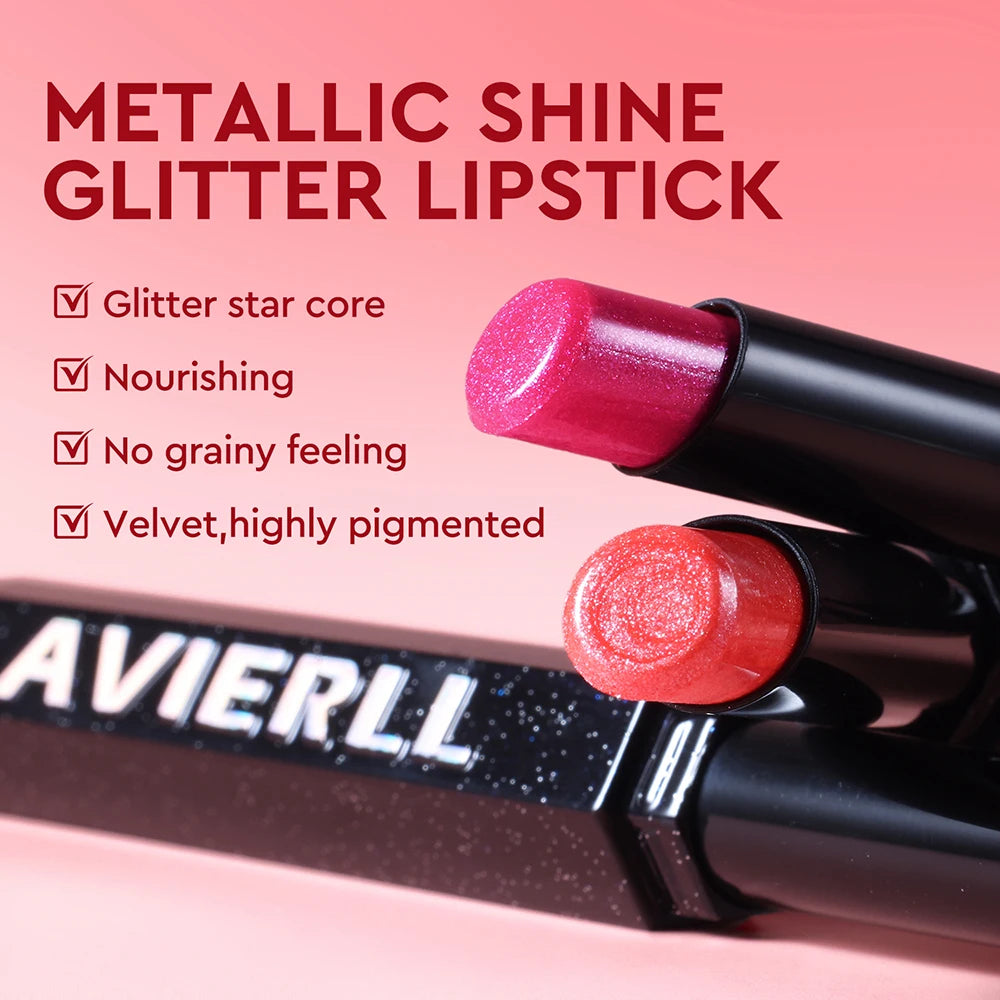 Lipstick – Long-Lasting Waterproof – Metallic Pearl | KIMLUD