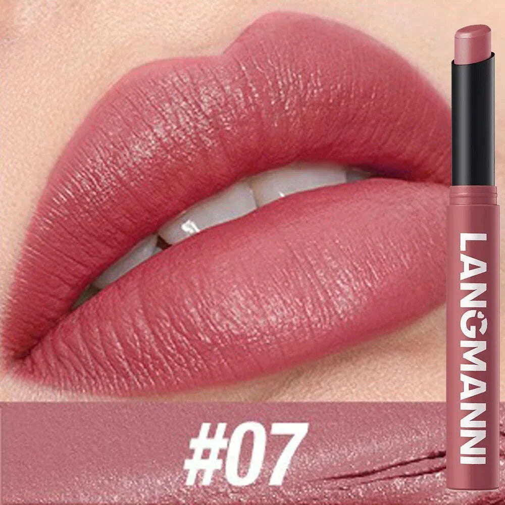 12-color-matte-lipstick-pencil-waterproof-long-lasting-non-stick-cup-lip-stain-tint-cosmetic-nude-lipstick-pen-makeup-maquillagekimlud-womens-fashion-34605936