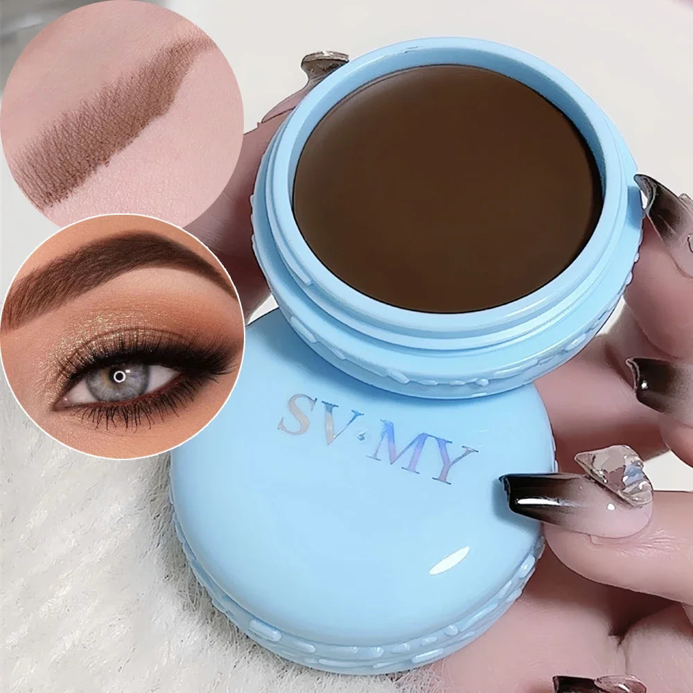 Cream-Based Eyebrow Pomade Waterproof Long-Lasting — Coffee Brown | KIMLUD