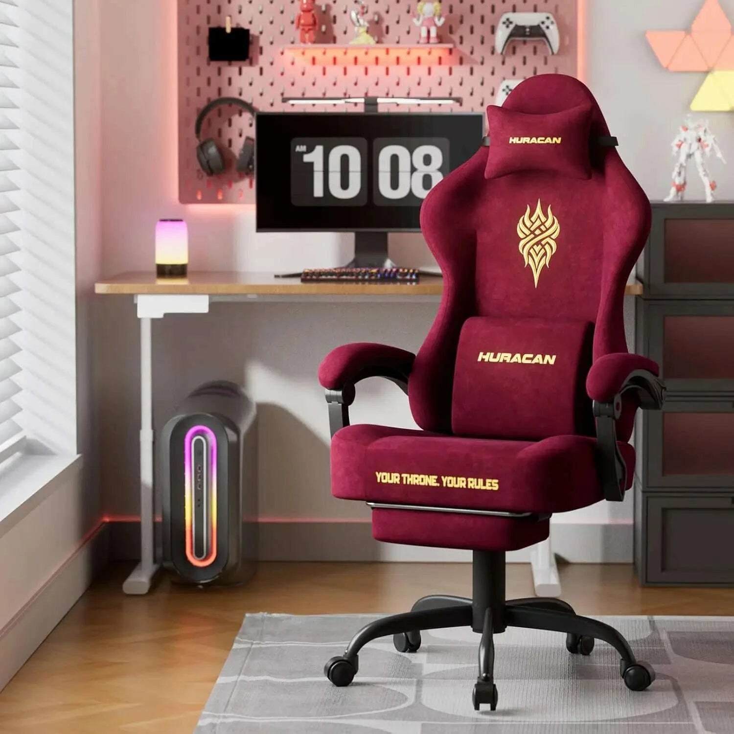 red-velvet-fabric-gaming-chair-for-adult-ergonomic-comfortable-video-gamer-chair-with-footrest-reclining-office-customizedkimludkimlud-35573835