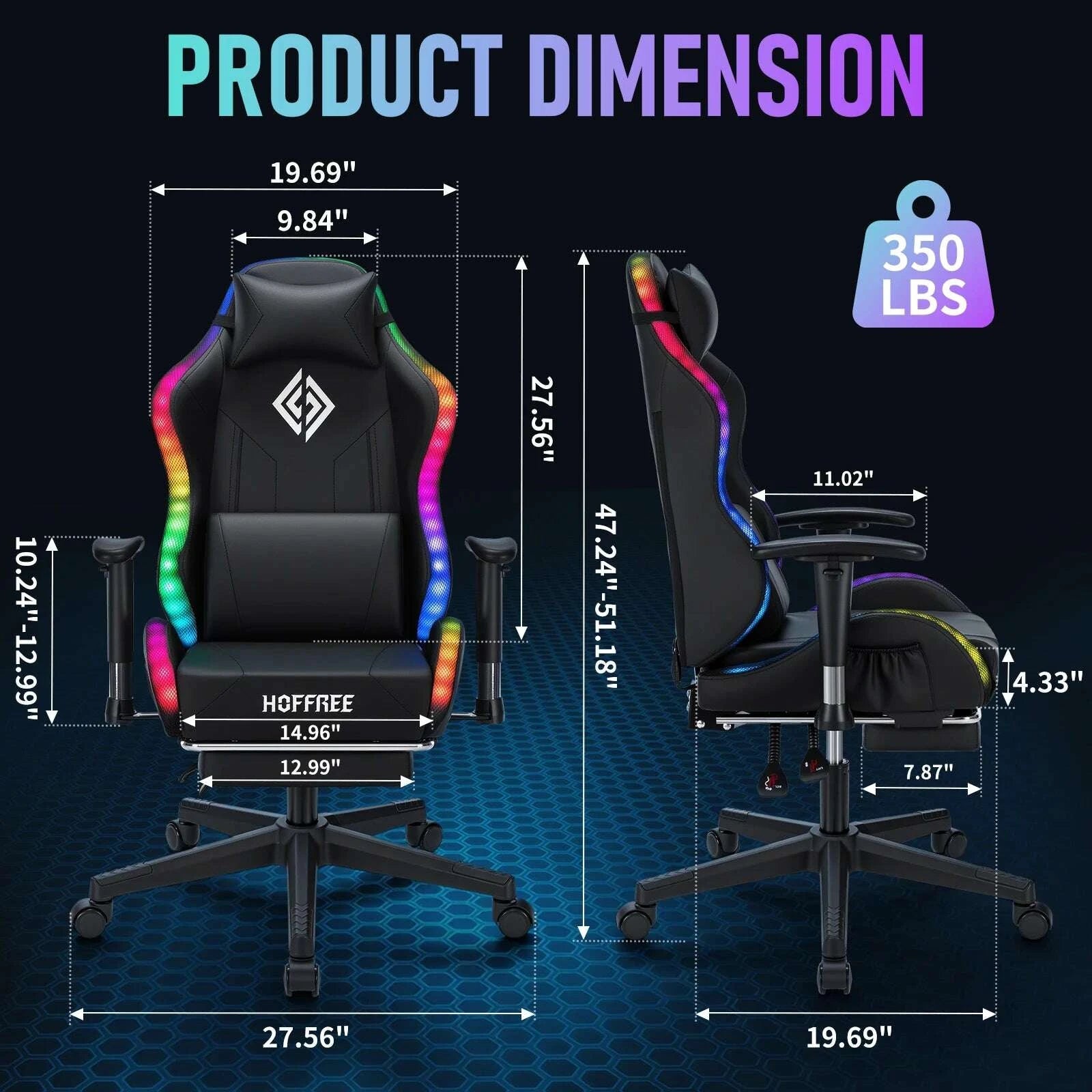 led-gaming-chair-for-children-8-15-years-adjustable-gamer-chair-with-led-lighting-footrest-lumbar-support-ergonomic-pc-chaikimludkimlud-35574731