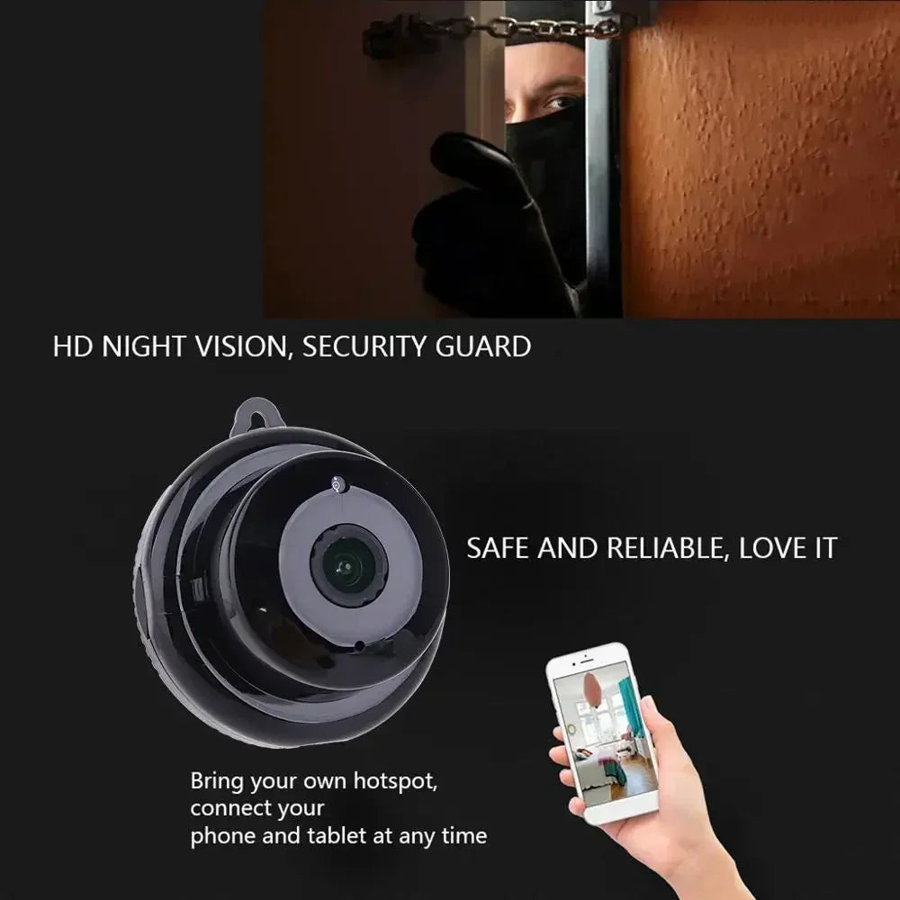 V380 Pro1080p FULL HD Mini Camera WIFI Smart Home Security Protection IP Night Vision Camcorders Portable Surveillance Recorder