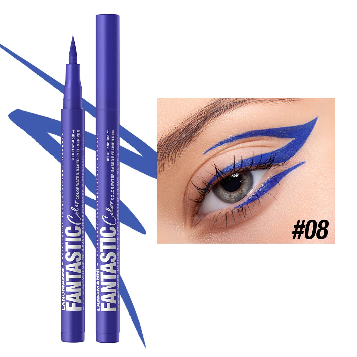 Liquid Eyeliner – Waterproof – Liquid – White | KIMLUD