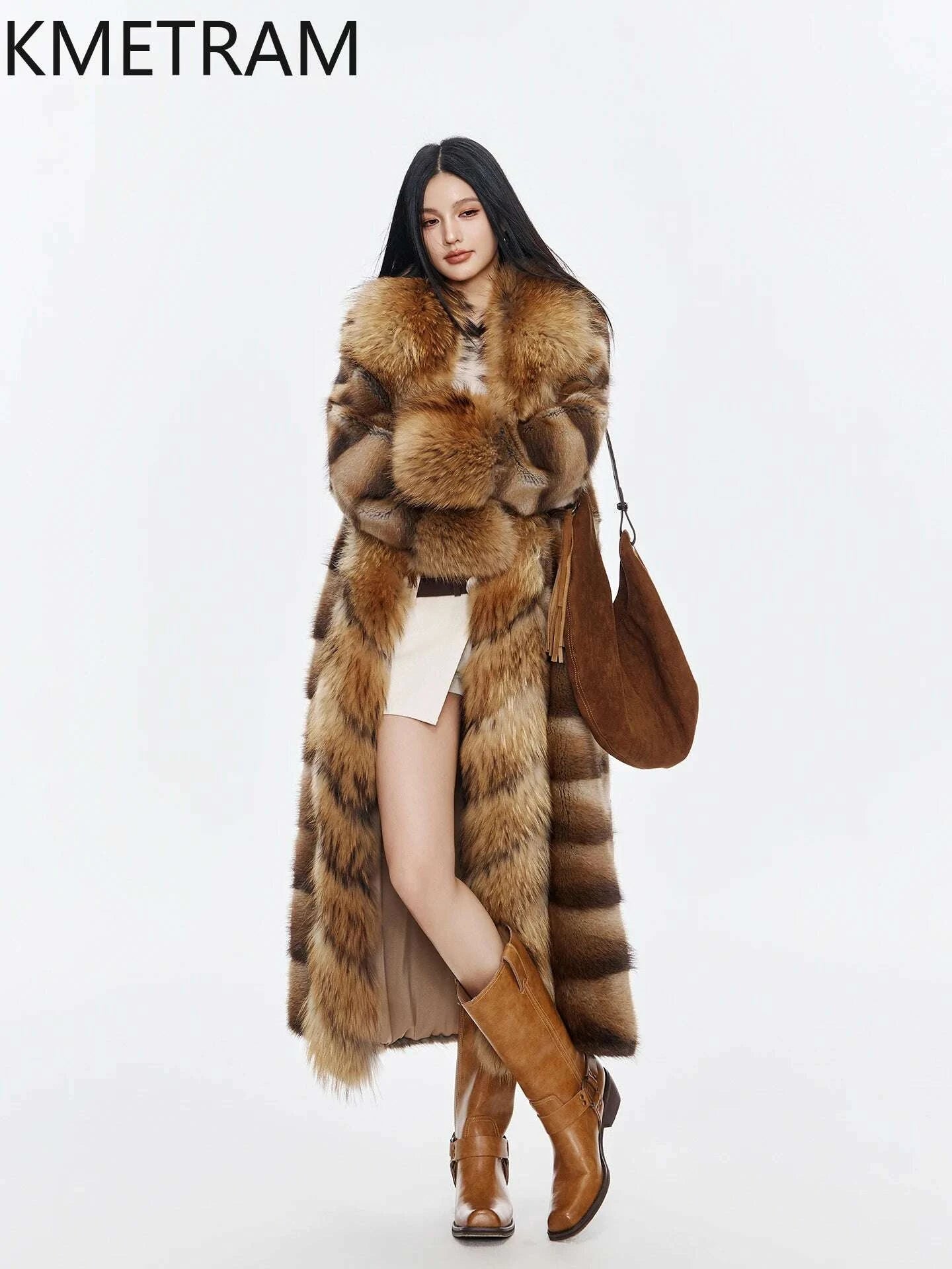 kmetram-natural-muskrat-fur-coat-woman-luxury-long-real-fur-jacket-raccoon-dog-fur-collar-winter-coats-women-clothing-2025-шубаkimludkimlud-35569355