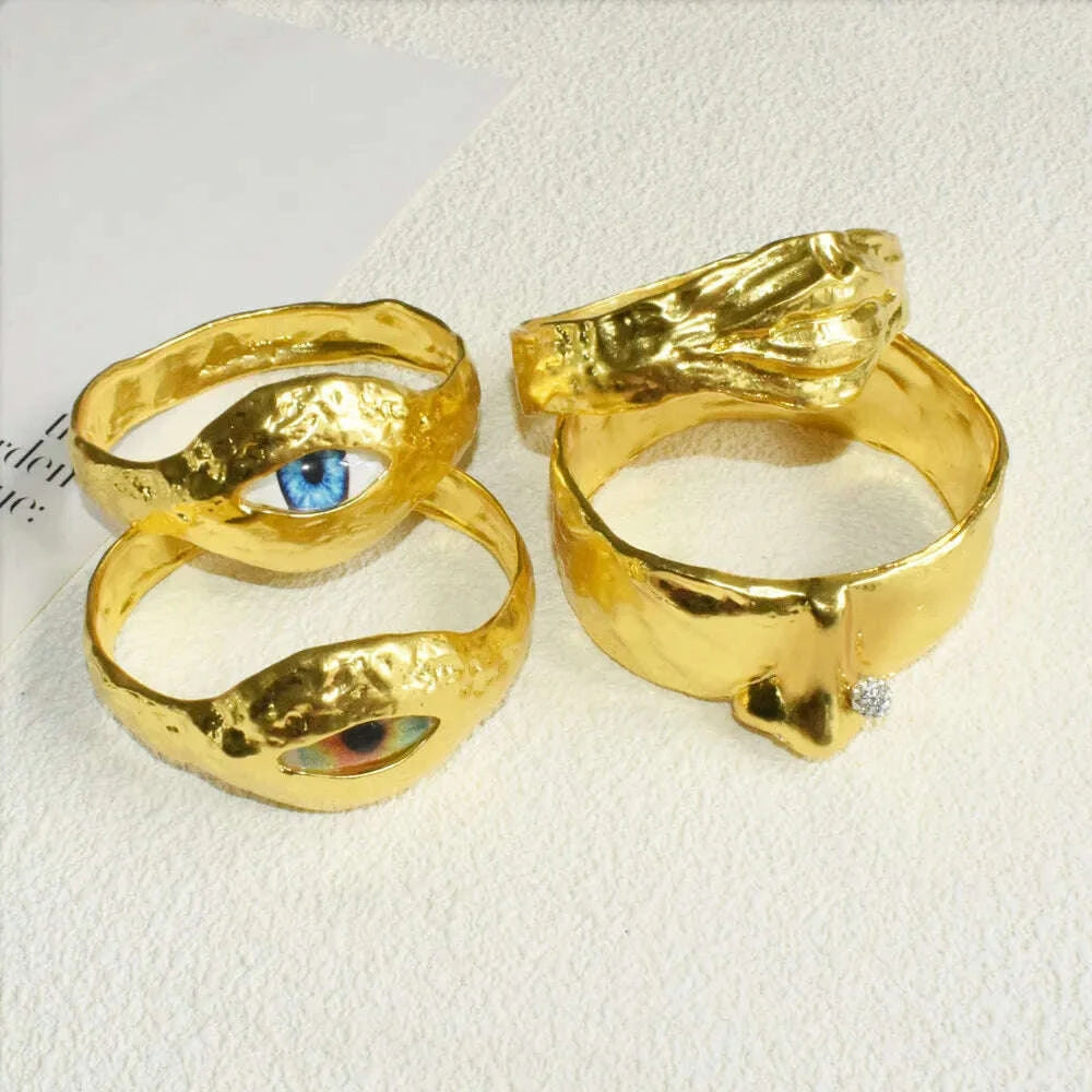 new-exaggerated-alloy-plated-eyes-nose-mouth-bangle-bracelet-for-women-fashion-jewelry-gorgeous-hand-simple-bracelet-accessorykimludkimlud-35558734