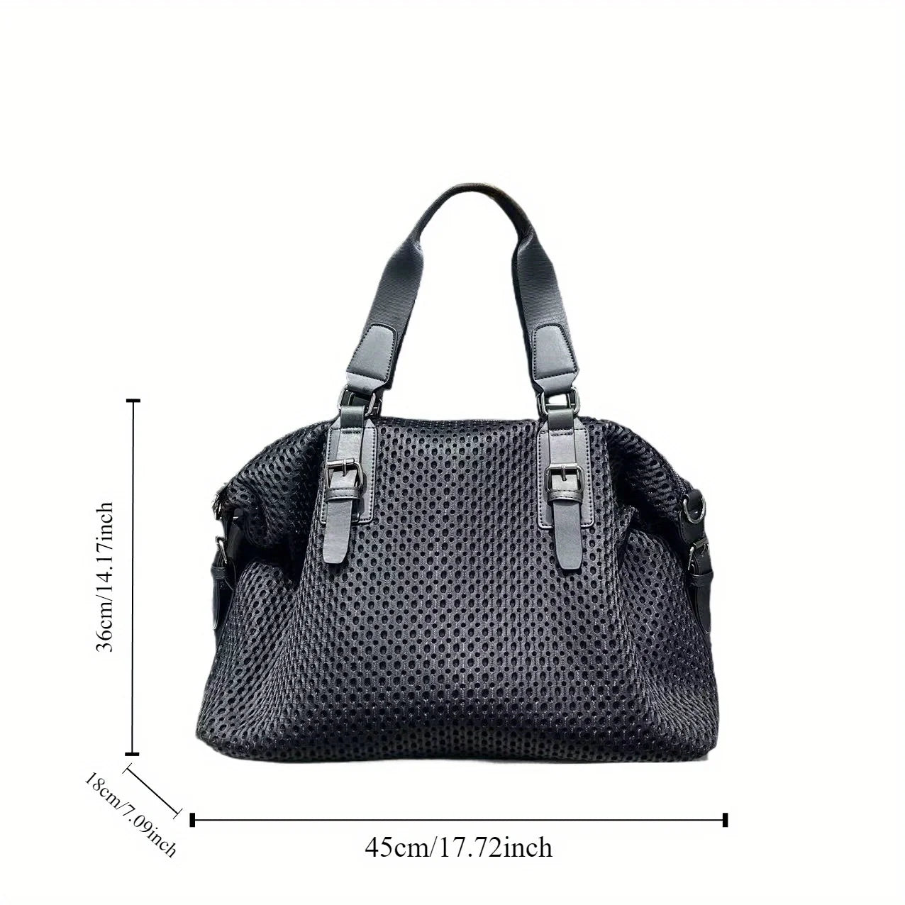 Suitcases Waterproof Nylon Shoulder Messenger — Black | KIMLUD