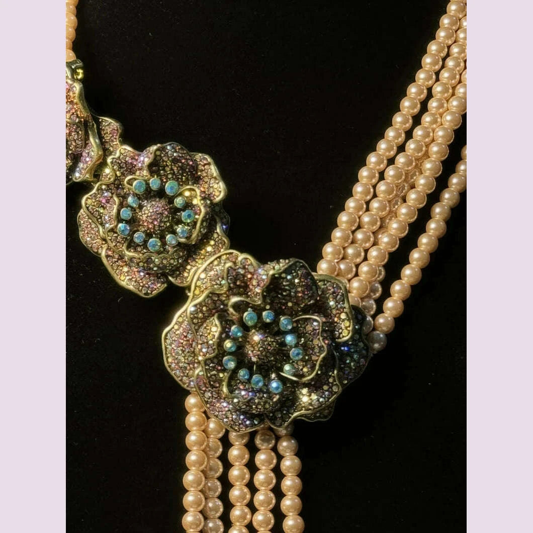 hd-europe-and-the-united-states-retro-literature-sweet-heavy-multi-layer-glaze-inlaid-shiny-rhinestone-flowers-tassel-necklace-kimlud-kimlud-33912850