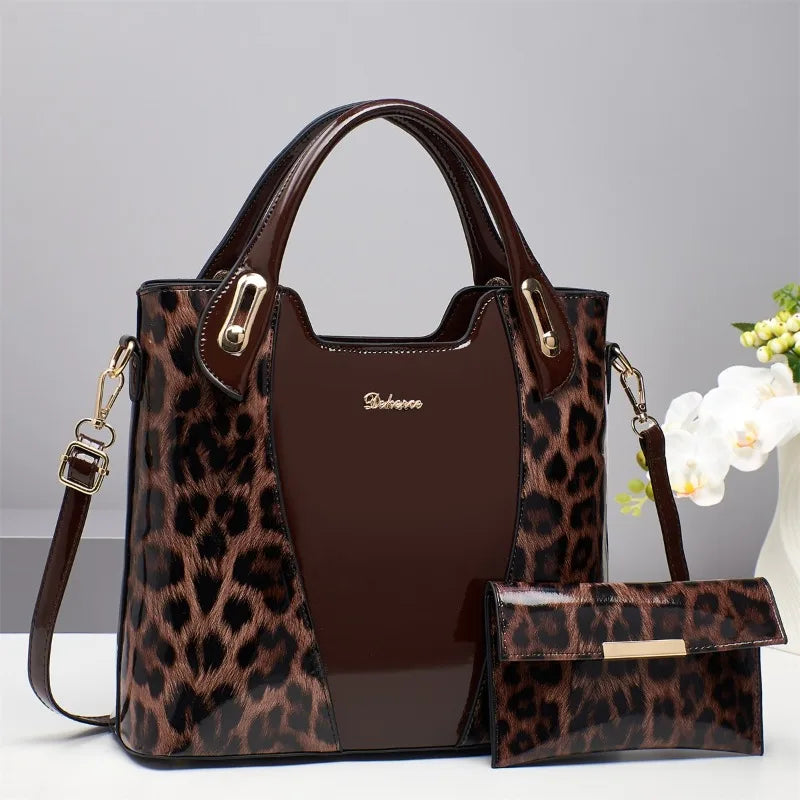 Crossbody Bag – Large Capacity – Patent Leather | KIMLUD