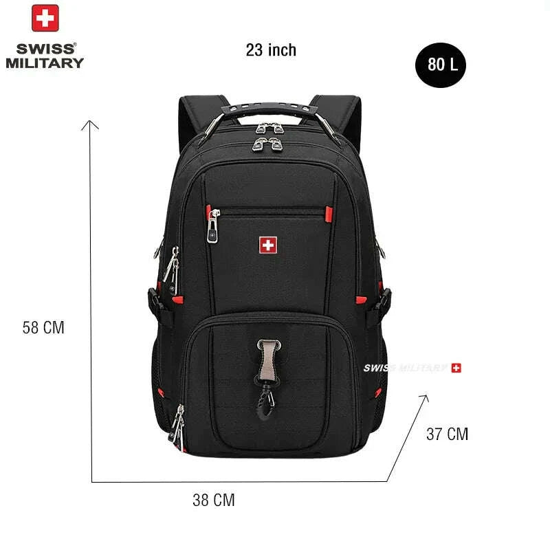 KIMLUD, Waterproof Men's Backpack 15.6/17 Inch Laptop Backpacks School Travel Bags Swiss-style Large Capacity Business Bagpack Mochila, KIMLUD Womens Clothes