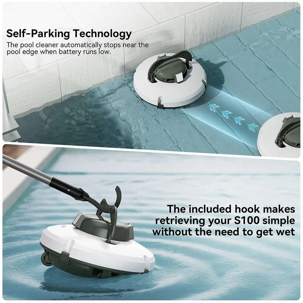 redkey-s100-cordless-robotic-pool-cleaner-vacuum-ipx8-waterproof-5200mah-recharge-130-mins-self-parking-swimming-pool-cleanerkimlud-womens-fashion-34607148