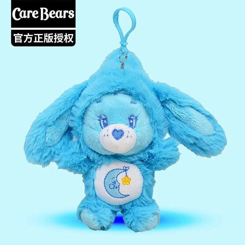 new-genuine-carebears-plush-rabbit-hat-keychain-rainbow-bear-doll-pendant-school-bag-ornament-giftkimlud-womens-fashion-34607320