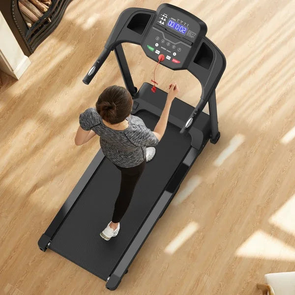 Foldable Treadmill 2.5HP Electric — Black | KIMLUD