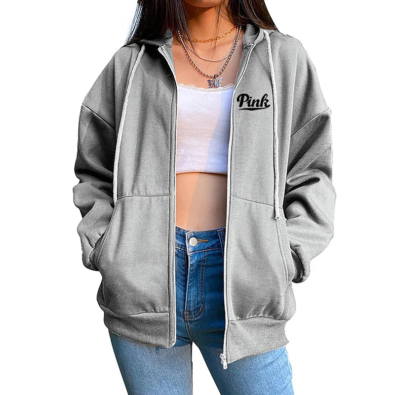 Hooded Sweatshirt – Printed Casual – Man-Made Fiber | KIMLUD