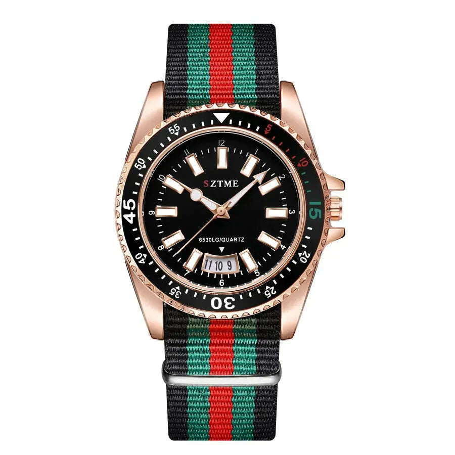 new-fashionable-mens-nylon-strap-calendar-watch-luxurious-and-simple-business-mens-and-womens-night-light-quartz-watchkimludkimlud-35559601
