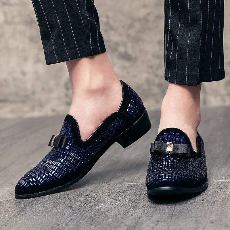 Soft Cow Suede Lux Solid Loafers — Silver | KIMLUD