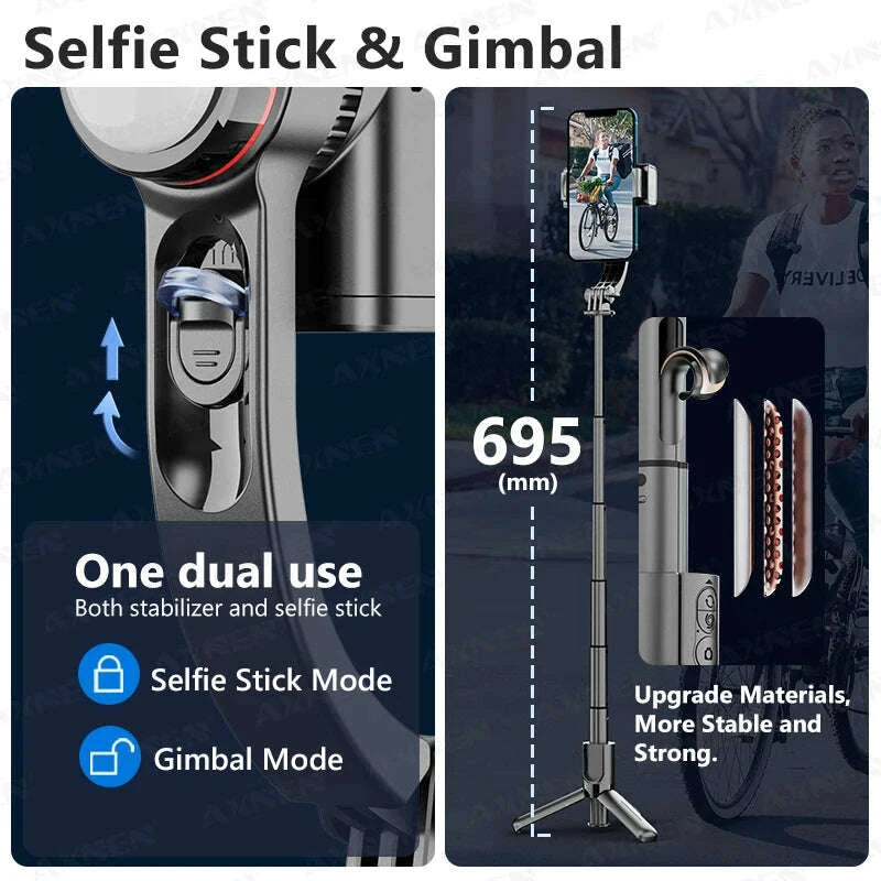 l18s-handheld-gimbal-stabilizer-for-android-iphone-smartphone-360-rotate-shot-selfie-stick-monopod-tripod-with-3-color-lightkimludkimlud-35561695