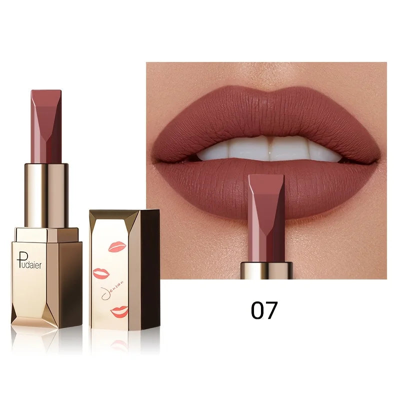 Long Lasting Matte Velvet Lipstick, Waterproof Sweat Resistant Formula, Silky Smooth Lip Color for Everyday & Valentine's Gift