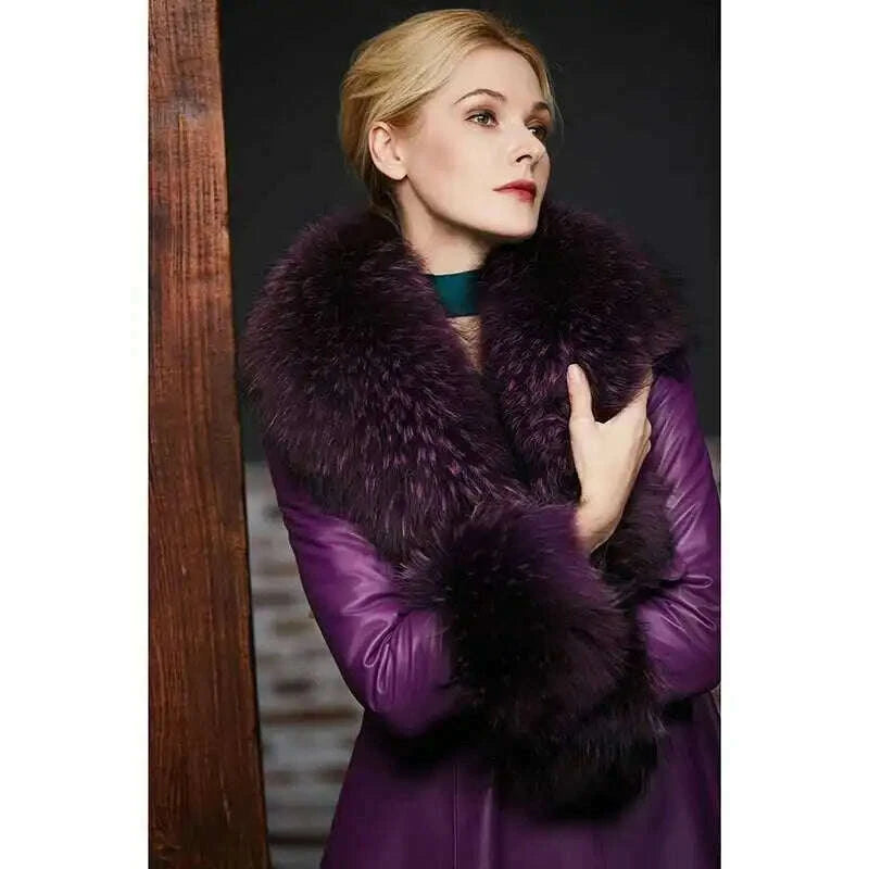 elegant-luxury-raccoon-fur-collar-cuff-set-large-size-100-real-fur-scarf-thick-warm-ladies-shawl-coat-collar-women-winterkimlud-womens-fashion-34606909