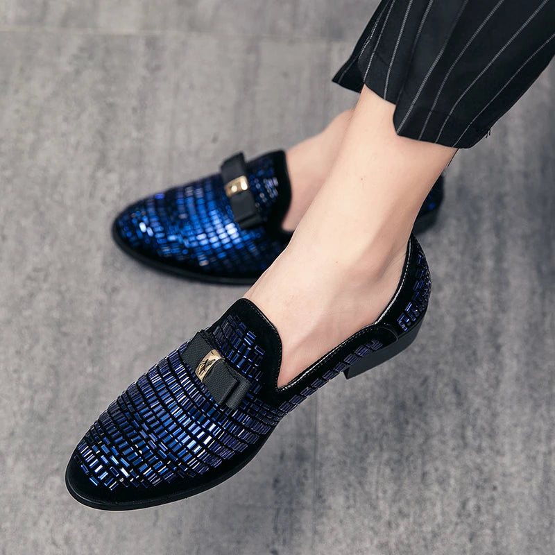 Soft Cow Suede Lux Solid Loafers — Silver | KIMLUD