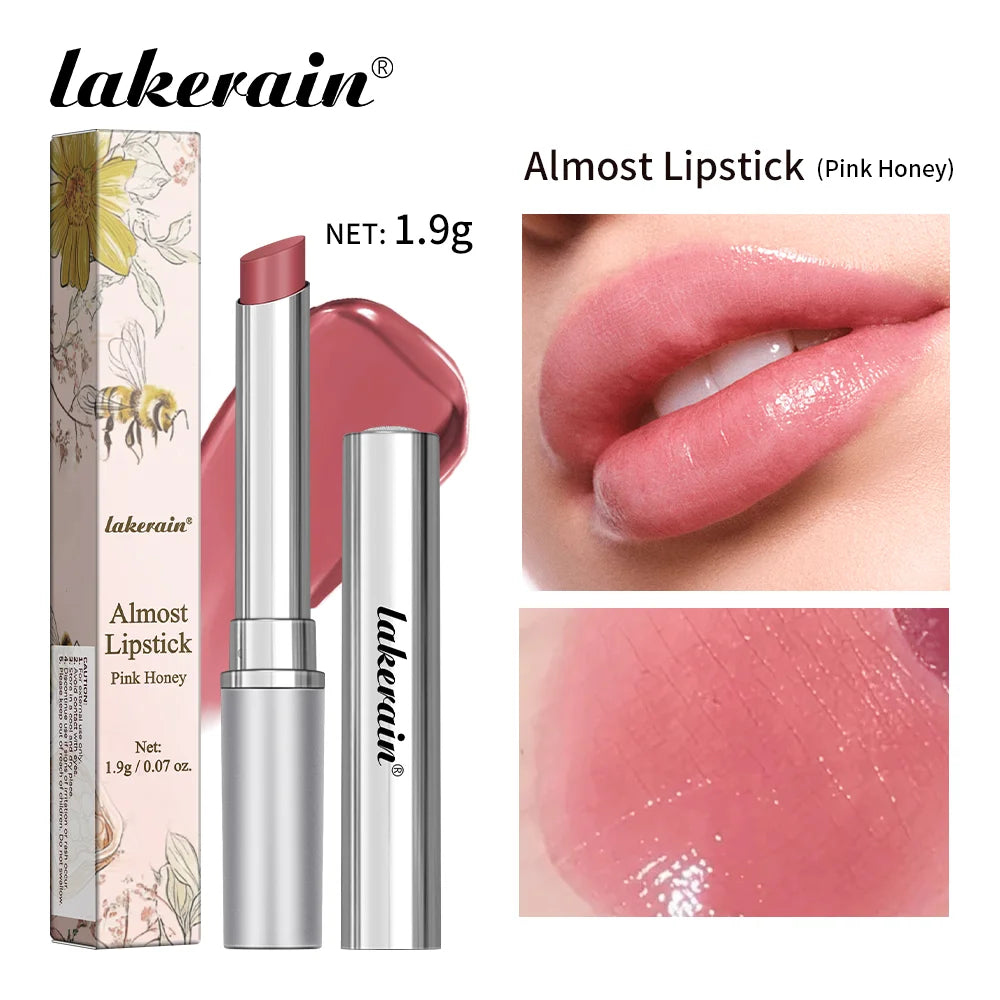 NEW Pink Honey Colorless Lip Balm Lipstick Long-lasting Moisturizing Pink Gloss Lipstick Nourish Makeup Lip Care Cosmetics