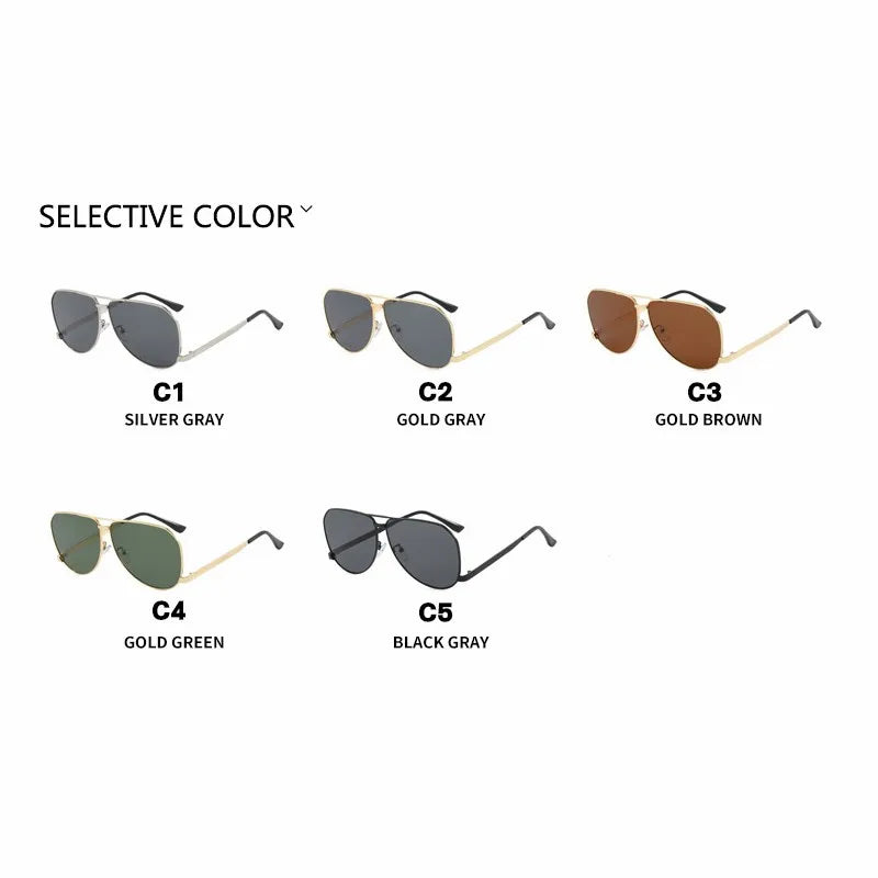 2025 Women Sunglasses Aviation Sung Glasses Retro Female Pilot Driving Travel Outdoor Ins Eyewears Oculos De Sol UV400