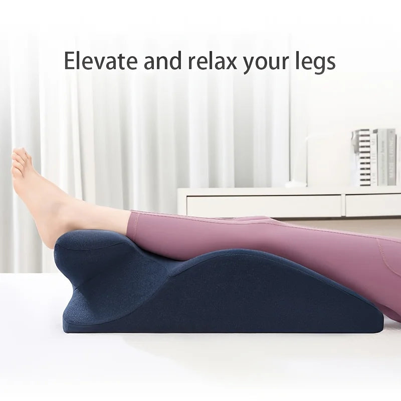 Ergonomic Bed Pillow with Detachable Headrest, 100% Polyester, Medium Firmness, for Reading and Back Support, Reading Pillow