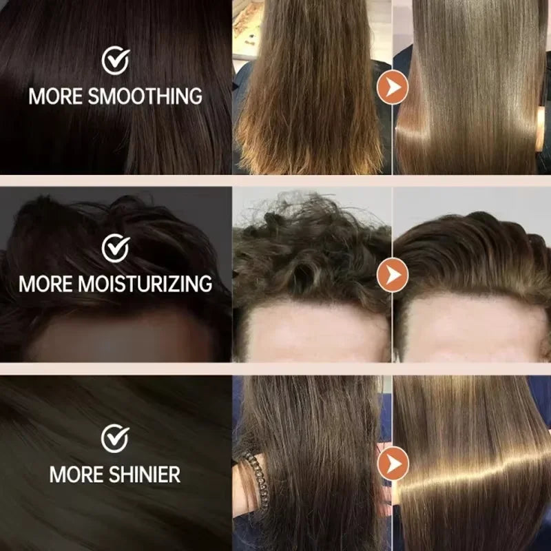Keratin Hair Mask 8 Seconds Smoothing Treatment For Damaged Hair — White | KIMLUD