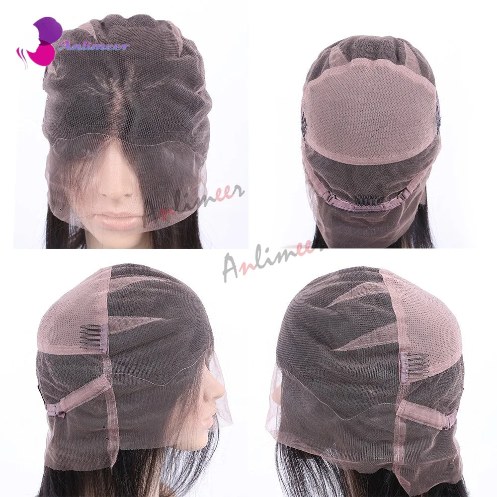 Curly Afro Wig Hair Wigs Human Hair — Black Roots Honey Blonde | KIMLUD