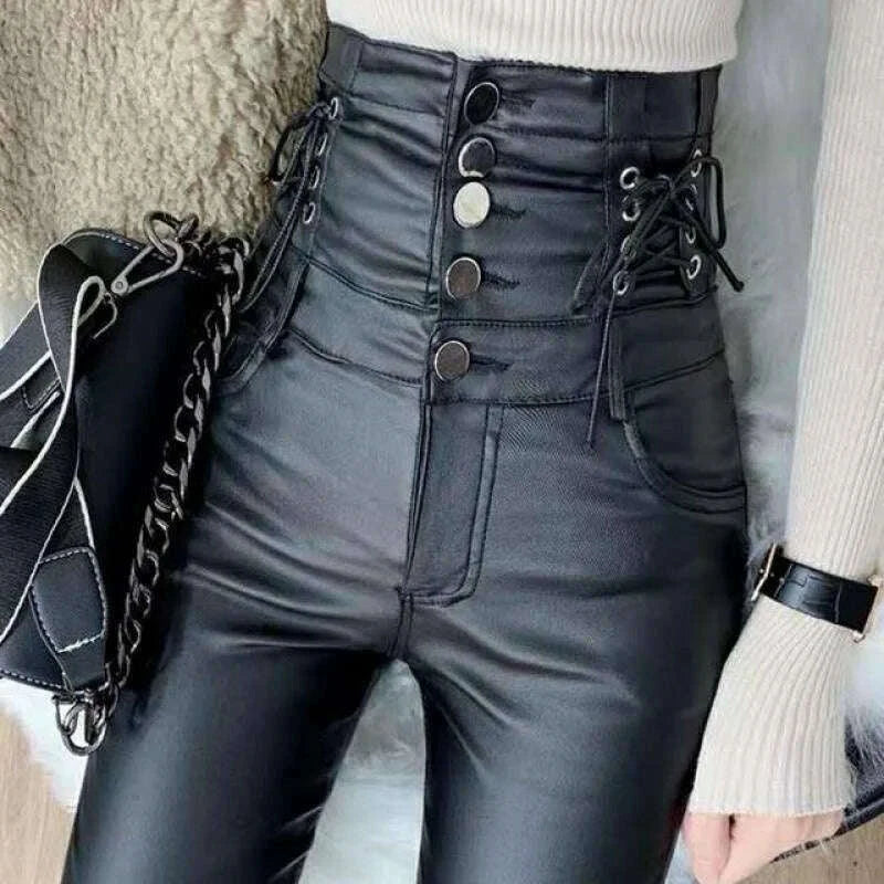 women-high-waisted-faux-leather-pants-pu-leggings-single-breasted-plus-velvet-matte-skinny-leggings-black-sexy-pencil-pants-c275kimlud-womens-fashion-34618512